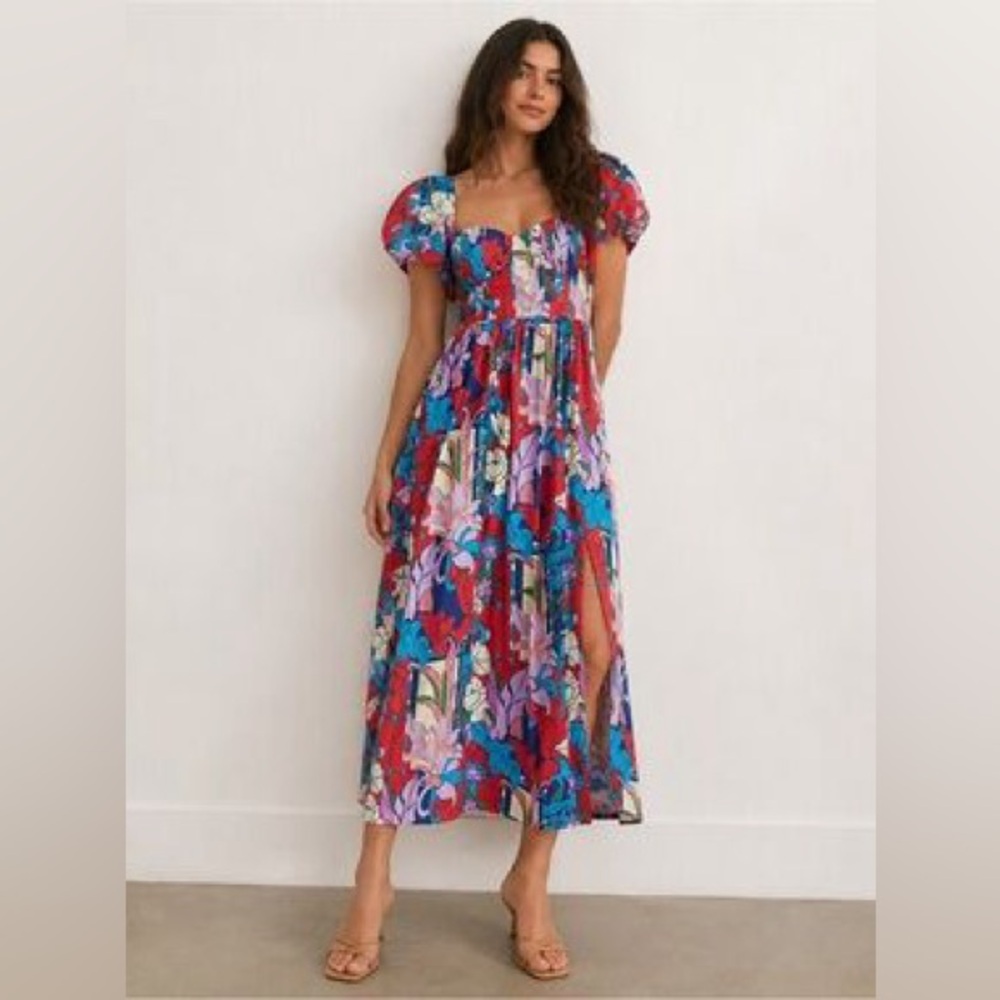 Tuckernuck Climbing Cosmos Valerie Maxi Dress